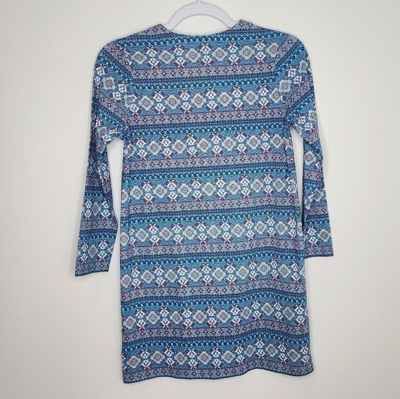 Coolibar UPF 50+ Tunic Dress Cover-up 3/4 Sleeves Large - Picture 4 of 9